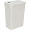 Hardware Resources White 35 Quart Plastic Waste Container Lid CAN-35LIDW - alternate 2